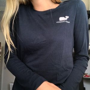 Vineyard Vines long sleeve whale graphic